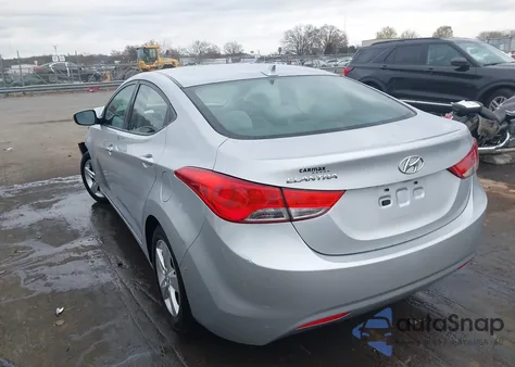 2011 Hyundai Elantra Gls из США, поврежденный, VIN 5NPDH4AE5BH054248